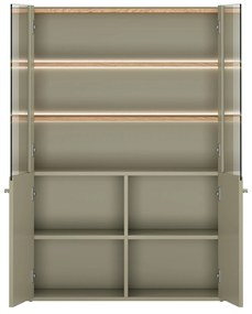 Vitrină Elivo 100 cm - eucalipt / stejar baltic dune