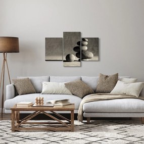 Tablou - Pietre gri (90x60 cm)