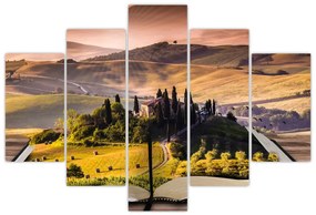 Tablou cu peisaj în carte (150x105 cm)