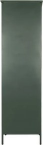 Dulap înalt din metal, verde, 54x42x184 cm, „Merville”