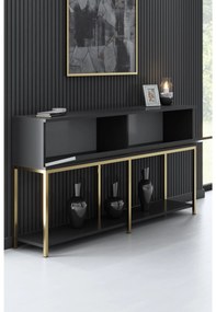 Măsuță consolă Vibubi 1 (antracit + auriu) . 1093374