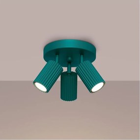 Brilagi - Spot LED CRESTO, 3 x GU10, 10 W, 230 V, turcoaz