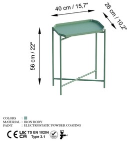 Măsuță de cafea Museli 9 (verde) . 1093289