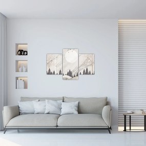 Tablou - Peisaj de iarnă (90x60 cm)