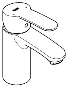 GROHE 3246820E - Bateriе pentru lavoar EUROSTYLE COSMOPOLITAN, mărimea S, crom