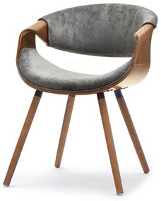 Scaun Bjorn K (gri + nuc). 1110939