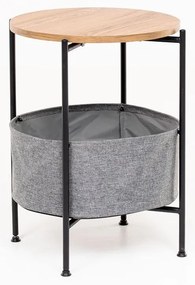 Măsuță laterală Pivudu (maro + negru + gri). 1094719