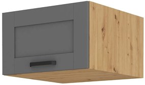 Dulap superior de bucătărie Lucid WH 60 NAGU 36 1 F (Stejar artisan + dustgrey). 1045599