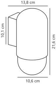 Aplică de exterior Nordlux HEKA 1xE27/60W/230V IP54 negru