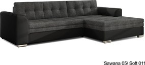 Colțar lemn masiv Extensibil Cali 270x165cm Personalizabil - Soft 017