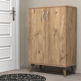 Pantofar AYK0102, stejar, PAL, 72x36x109 cm