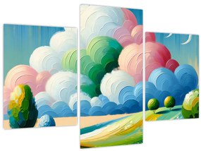Tablou - Peisaj cu nor (90x60 cm)