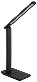 Globo 58439SA - Lampă de birou LED BRIGHTON reîncărcabilă, dimmer tactil, 4W/5V, 1800 mAh, negru