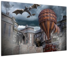 Tablou - Peisaj suprarealist (90x60 cm)