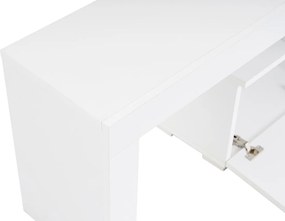 Comoda TV, Hanah Home, Enclave, 180x50x31.3 cm, Alb natural