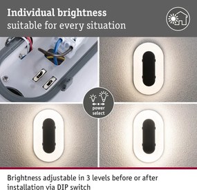 Paulmann 94957 - LED/18,5W IP65 Aplică de perete pentru exterior, dimmabilă ELUNOR 230V
