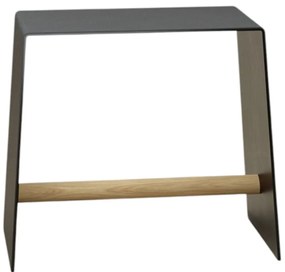 Scaun negru din metal Bull – LIND DNA