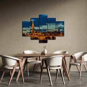Tablou cu construcție iluminată (150x105 cm)
