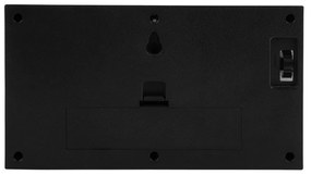 Karlsson 5976BK Ceas de perete/masă rabatabil, negru, 21 cm