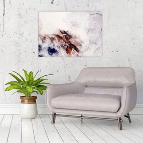 Tablou pe sticlă - Marmură violet N⁰1 (70x50 cm)