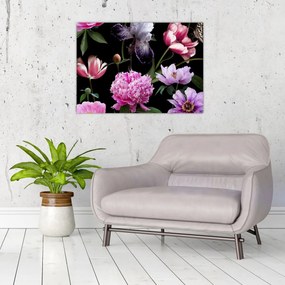 Tablou - Ilustrație de flori (70x50 cm)