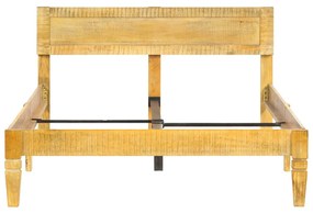 Cadru de pat, 120 cm, lemn masiv de mango 120 x 200 cm, Lemn masiv de mango