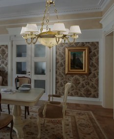 Candelabru din alama design italian 6422