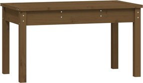 vidaXL Bancă de grădină, maro miere, 80x44x45 cm, lemn masiv de pin