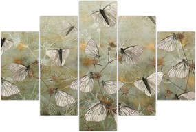 Tablou - Vintege fluturi (150x105 cm)