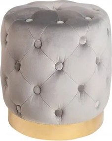 Taburete Modern Barock 35cm, gri/ auriu