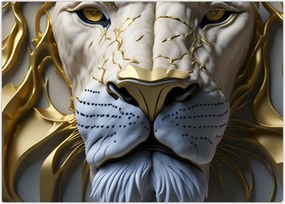 Tablou - Cap de Leu (70x50 cm)