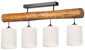 Spot-Light 62804451 - Lustră aplicată TRENO 4xE27/25W/230V, finisaj pin