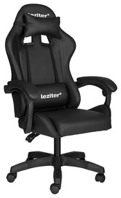 Raven gamer birou scaun pivotant negru