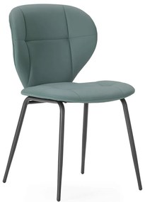 Scaune de dining verde-închis 2 buc. Maura – Marckeric