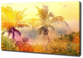 Tablou pe pânză Palmele colorate