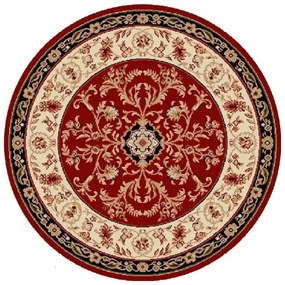 Covor Rotund cu model floral clasic – Lotus 523 Selectează mărime: 100 X 100