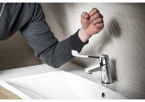 Baterie lavoar Sapho LEA, 15,4 cm, crom lucios