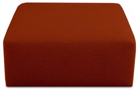 Modul pentru canapea cărămiziu cu tapițerie din stofă bouclé Roxy – Scandic