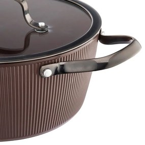 Valdinox Cratiță cu capac Stripes 20 cm, 2,2 l, 20 cm