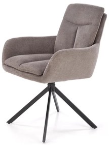 Scaun rotativ K536 stofa gri