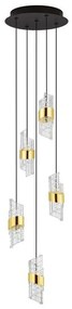 Lustra cu 5 pendule LED design modern Seneca