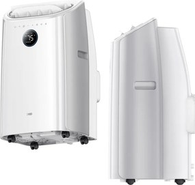 Aparat de aer conditionat portabil Dreo 515S, 1500 W, 20-30 m², 12000 BTU, Racire, Ventilator, Uscare, Comenzi vocale, LED, Alb