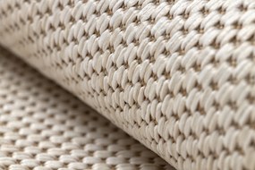 Covor SISAL SION cerc A5165A Melanj țesute plate ecru / cremă