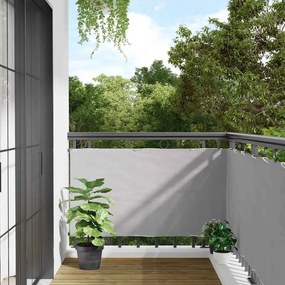 vidaXL Paravan de balcon, gri, 800x120 cm, PVC
