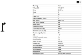 Mini Stalp LED iluminat exterior IP65 BROT H-20cm