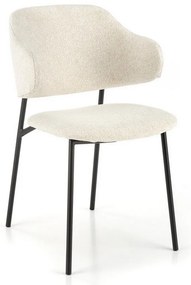 Scaun de bucaterie Lutero, crem
