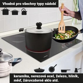 JAGO Plită ceramică din sticlă, 6800 W