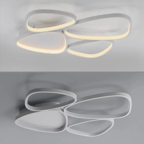 Schöner Wohnen 14038-16 - Plafonieră LED dimabilă PEBBLES LED/35,5W/230V albă