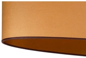 Lustră aplicată Duolla OVAL VEGAN 1xE27/15W/230V maro