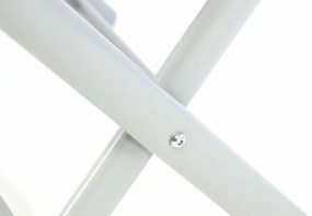 Scaun de grădină din aluminiu - pliabil negru